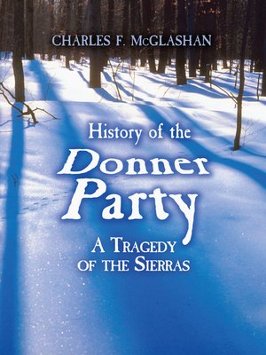cover image of History of the Donner Party